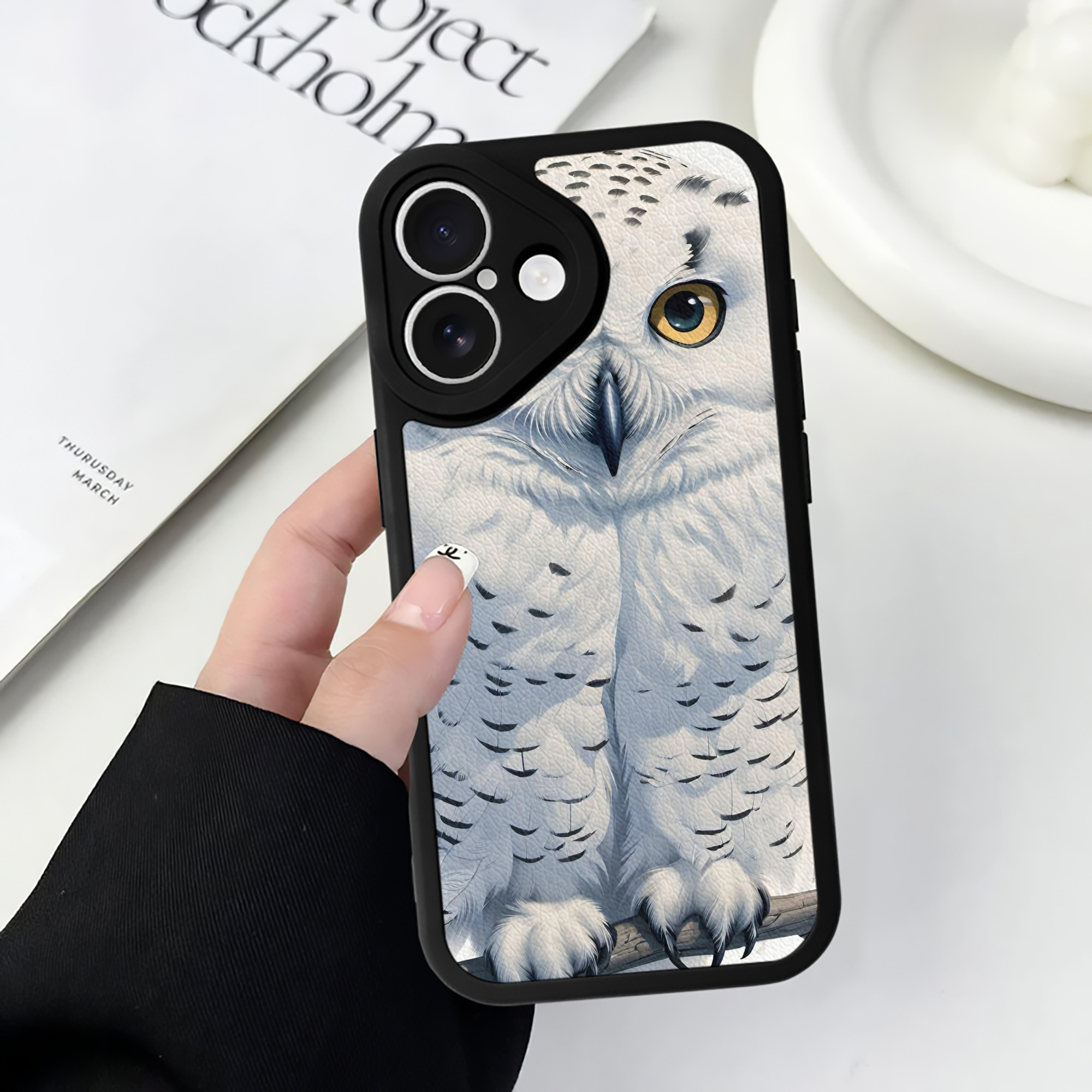 （画像用） Harry Potter ハリー・ポッターシリーズ 【iPhone 16シリーズ対応】シリコンスマホケース（レザー調） 材質：シリコン